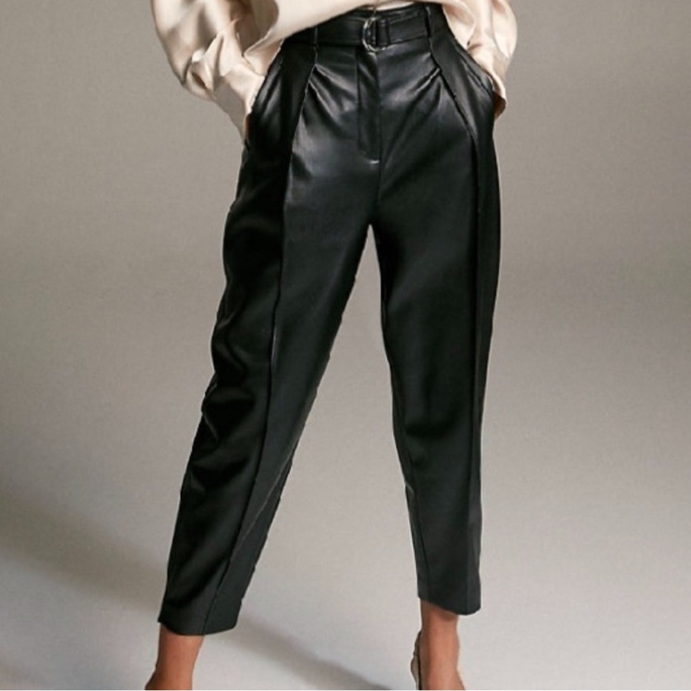 Aritzia Mayne Vegan Leather Pant size 2